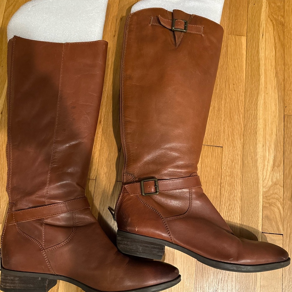 Sam Edelman Cognac Over the Knee Boots